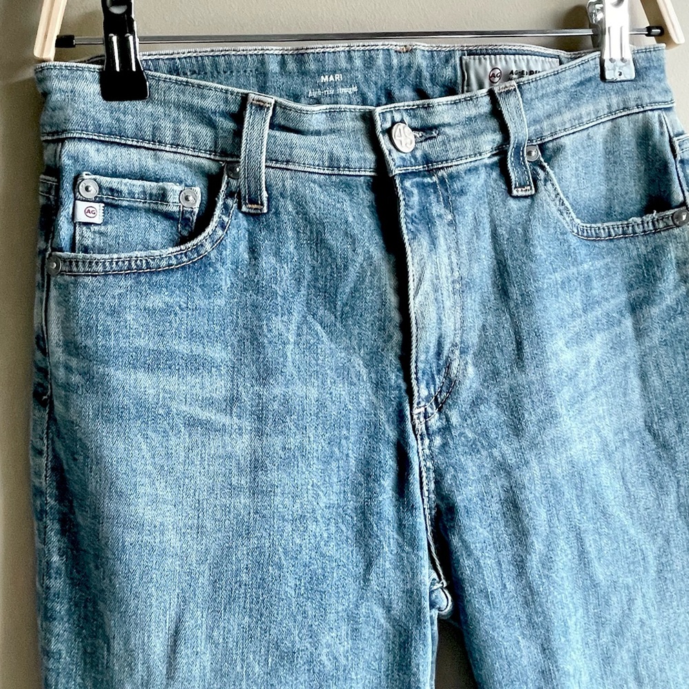 AG Adriano Goldschmied Mari High Rise Straight Leg Jeans - Picture 2 of 4